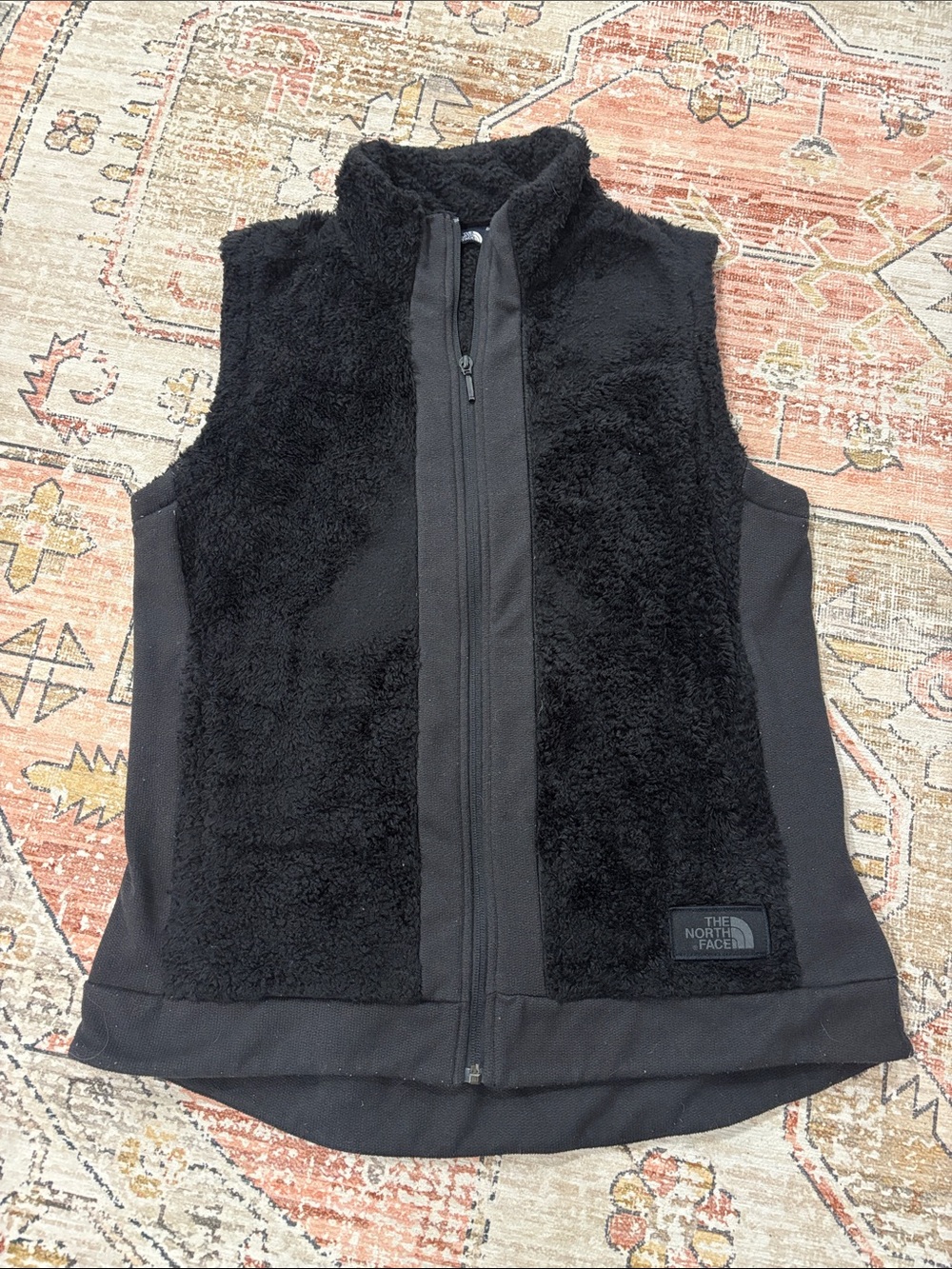 The North Face Black Sherpa Fleece Vest - Women's Zip Front